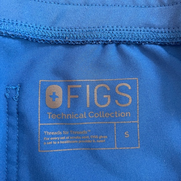 Women’s FIGS Royal Blue Livingston-Small - Picture 4 of 5